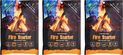 Instafire 3-Pack Pouch, Black, 9.5 x 1.8 x 7.8 inches (90-02533)