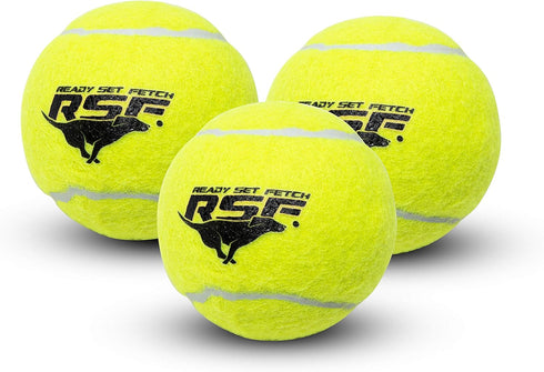 Franklin Pet Supply Co. Squeaky Dog Tennis Balls - Ready Set Fetch