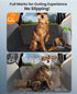 52X22in, 500lbs, oneisall Back Seat Dog Cover for Car Hard Bottom Dog Car Seat Cover for Back Seat with Holds