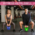 Gymenist Kettlebell Fitness Workout Body Equipment - Choose Your Weight Size for Exercise