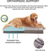 Orthopedic Memory Foam Dog Bed for Medium Dogs, Waterproof Cooling Pet Bed with Removable Washable Cover,