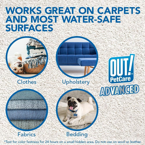 32 OUT! Advanced Stain and Odor Remover - Pet Stain and Odor Remover - Ounces