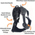 Dog Harness, Large, Black