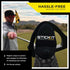 STICKIT Magnetic Golf Towel, Black Paisley Microfiber with Deep Waffle Pockets, Strong Magnet