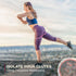 Rubberbanditz Extra Thick Booty Bands for Glutes and Legs Workouts - 5 Mini Resistance Band Sizes 5-100 lbs