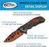 SZCO Supplies 8” Red Dragon Decaled Liner Lock Folding Knife with Pocket Clip by SZCO Supplies