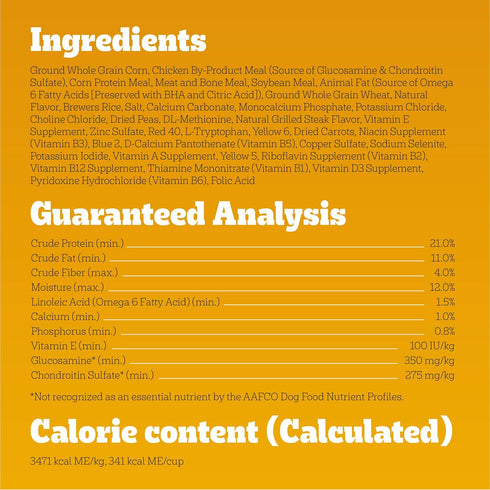 Pedigree Complete Nutrition Adult Small Dog Dry Dog Food, Grilled Steak and Vegetable Flavor, 14 lb. Bag