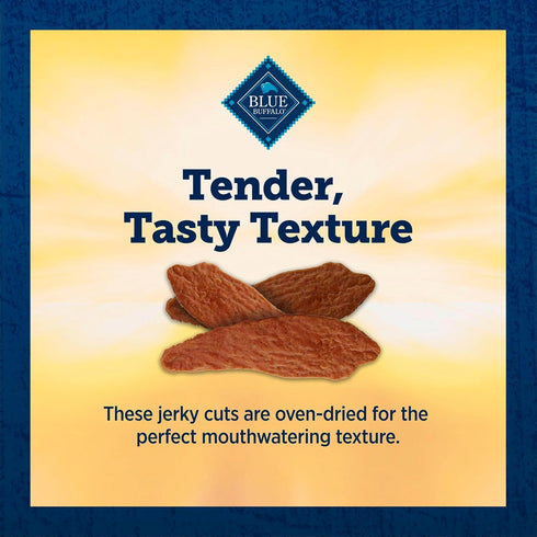 10-oz Blue Buffalo True Chews Premium Jerky Cuts Dog Treats, Made in the USA with Natural Ingredients, Beef, Bag