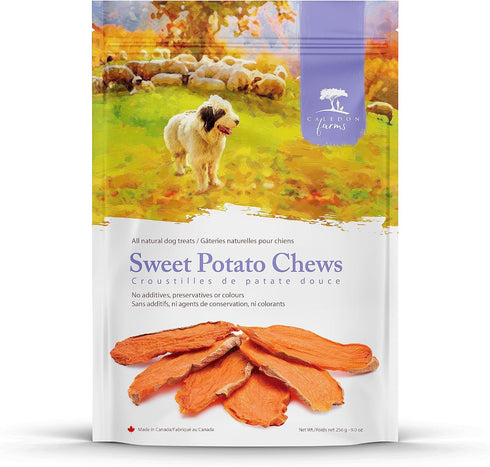 Sweet Potato Chews for Dogs, Caledon Farms, 9.3 OZ