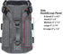 ICEFANG GN3 Tactical Dog Harness, Wolf Gray L, 6X Buckle, Molle Vest with Handle, No Pulling Front Clip, Hook and Loop