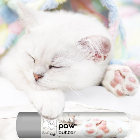 The Blissful Cat Paw Butter, Moisturizer for Dry Paw Pads, Lick-Safe Cat Paw Balm, 0.15 oz