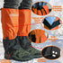QTECLOR Adjustable Leg Gaiters for Men/Women, Lightweight Snow Shoe Gaiters for Hiking and Snowshoeing