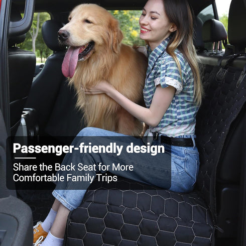 F150 1500, Hammock Meginc Dog Car Seat Cover for Trucks, Dog Seat Cover for Back Seat Protector Ram Waterproof Dog