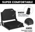Jauntis Stadium Seats for Bleachers, Bleacher Seats with Ultra Padded Comfy Foam Backs and Cushion, Wide Portable