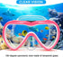 Supertrip Adult Swim Goggles - 2 Pack Snorkel Mask Diving Mask with Nose Cover, Tempered Glass