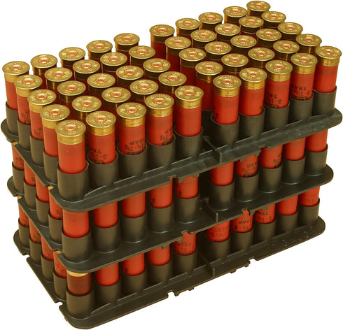MTM ST-12-40 Shotshell Trays, 50 Round 12 Gauge, USA Made, Black
