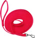 Coastal Train Right Cotton Web Dog Training Leash – Red – 5/8" x 15'