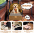 LUXYBEE 40lbs 3 Dog Car Seat for Medium/Small Dogs, Dog Booster Car Seat, Pet Booster Seats Up to with Waterproof
