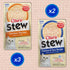 1.05 oz 15 INABA Churu Stew for Cats, Creamy Pure Side Dish Pouch, Pouches, Pouches Total, Chicken and Tuna Variety