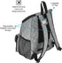 Mobile Dog Gear Travel Bag - Deluxe Quilted Weekender Backpack with Lined Food Carriers and 2 Collapsible Dog Bowls,