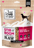 I AND LOVE AND YOU Stir and Boom Dehydrated Freeze Dried Raw Dog Food - Beef, 1 lb Bag, Grain Free
