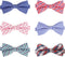 Segarty Dog Bow Tie, 6 PCS Holiday Collar Bulk for Pet Festival Party, Cute Plaid Patterned Neck Wear