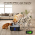 Dog Water Fountain for Large Dogs, 2.1GAL/8L/270oz with Water Level Window and LED Shortage Reminder