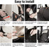 YJGF Dog Car Seat Cover for Back Seat Truck,Truck Back Seat Pet Cover for Dogs,Waterproof Scratchproof Rear Bench Seat