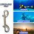 Scuba Choice Deluxe 4" Stainless Steel Double Ended Snap Bolt for Scuba Dive