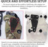 Holster Adapter Kit for Blackhawk and Safariland Holsters, Versatile Molle Conversion Kit for Thigh and Drop Leg