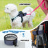 2 Pack Portable Dog Bowls: Foldable Travel Water and Food Bowls for Small and Large Dogs (Dark Blue, 40 oz)