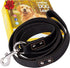 ADITYNA Heavy Duty Leather Dog Leash, 6 ft x 1", Strong and Soft Training Leash for Large Dogs, Black