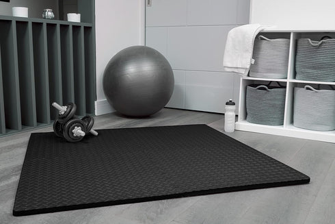Kangler Puzzle Exercise Mat, 20 Tiles Foam Interlocking Exercise Mats, Floor Tiles for Gym Equipment and Workouts