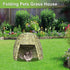 Generic Eco Straw Hut Pet Grass Bed, Guinea Pig House | Organic Nesting Habitat, Warm Resting Shelter for Small Animal