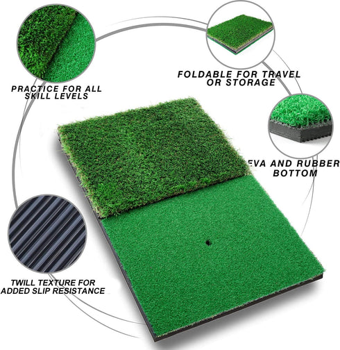 Pop Up Golf Chipping Net - Indoor/Outdoor Golfing Target Accessories for Backyard Accuracy and Swing Practice