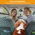 Dog Car Barrier 47" Wide for Trucks/SUVs/Full Sized Sedans Pet Restraint Car Backseat Divider Vehicle Gate Cargo Area Travel Trunk Mesh Net Screen Barricade