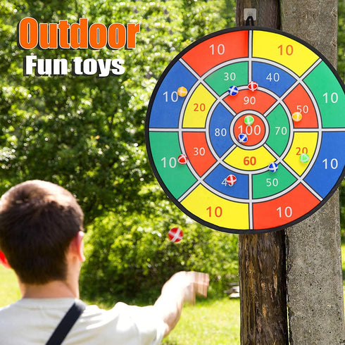 29" 3 4 5 6 7 8 9 10 11 12 BooTaa Large Dart Board for Kids, Kids Dart Board with Sticky Balls, Boys Toys, Indoor/Sport