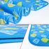 NACOCO Summer Pet Cooling Mat - Cat Dog Cushion Pad for Sleeping Cool, Dark Blue Lemon, S
