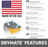 Drymate Premium Dog Crate Mat Liner, Absorbent, Waterproof, Non-Slip, Washable Puppy Pee Pad, Cut to Fit Design