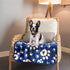 Soft Fleece Dog Blanket for Small Medium Dogs, Fluffy Flannel Pet Cat Puppy Blanket Mat Cover, Cute Paw Print Throw