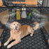 3-Sided Hammock 200 lbs URPOWER Hard Bottom Dog Car Seat for Large Medium Dogs, Dog Back Seat Extender with Hard