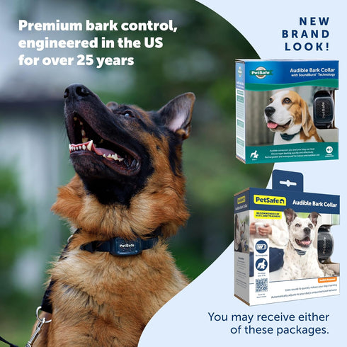 PetSafe Audible Bark Dog Collar, Humanely Stop Barking, Alternative to Static Shock No Bark Collar, 10 Levels of Safe