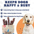 6 Inch (4 Pc/Pack) Amazing Dog Treats - Braided Gullet Stick - Dog Jerky Treats - Beef Esophagus -Gullet for Dogs