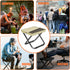 220LBS Portable Pocket Stool Seating,Ultralight Foldable Camp Stool with Compact Carry Bag, Heavy-Duty Capacity