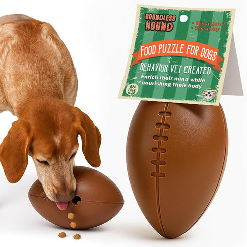 Boundless Hound Food Puzzle Feeder for Large or Medium Dogs, Mentally Stimulating Enrichment Toy,
