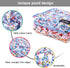 Dog Bandanas Spring, 4PCS Puppy Bandana, Orange Pink Blue Floral Printing Dog Bib Handkerchief Scarf