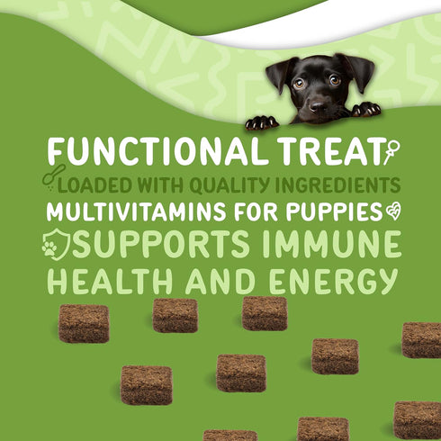 waggedy Daily Essentials Puppy — Full-Spectrum Functional Treats, Dog Supplements & Vitamins for Small or Large Breed