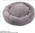 PETMAKER Donut Dog Bed - Medium Pet Bed with Removable Washable Cover and Anti-Slip Bottom (Gray)