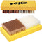 TOKO Ski Snowboard Waxing Brush, 14mm Nylon and Copper Combi Brush