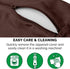 Furhaven 26" Round Memory Foam Dog Bed for Medium/Small Dogs, Removable Washable Cover, Espresso